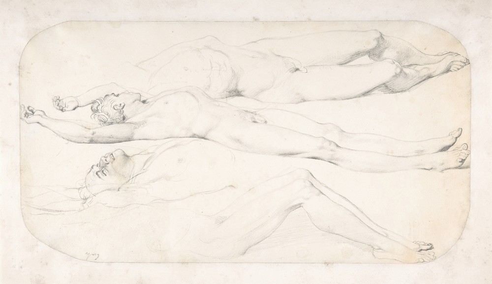 Studies for the Cadaver of Acron (ca. 1810–12)