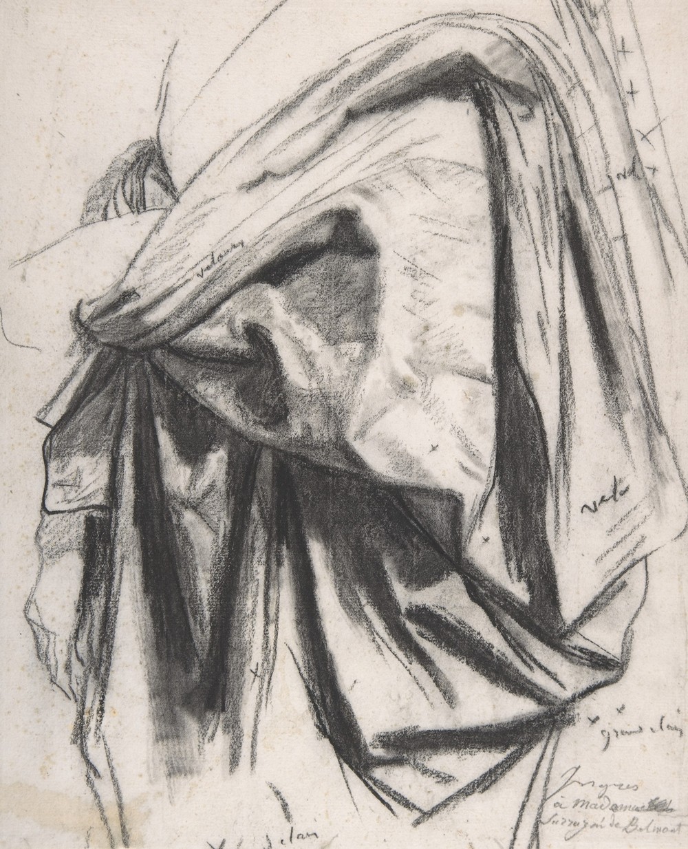 Study for the Drapery of Molière in the ‘Apotheosis of Homer’