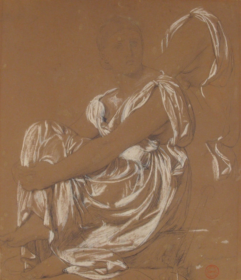 Study for the Figure of the Iliad in ‘The Apotheosis of Homer’ (ca. 1827)