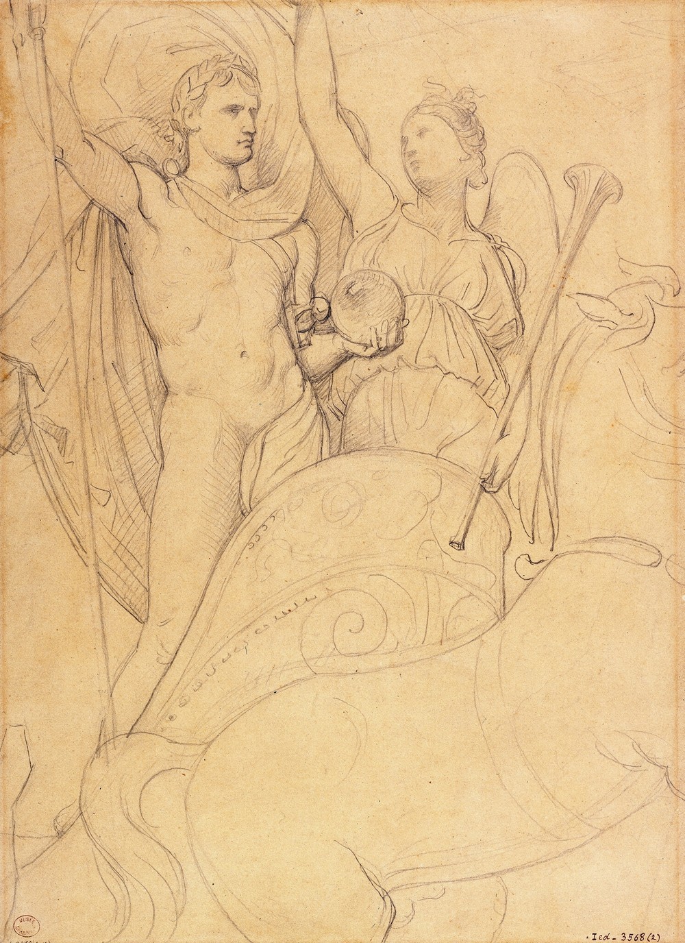 Etude pour ‘L’apothéose de Napoléon Ier’