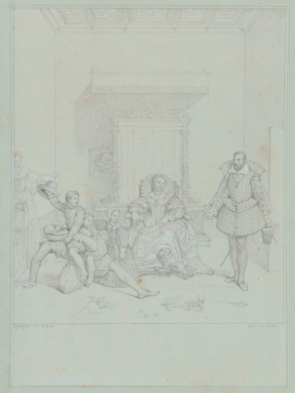 Henry IV Playing With his Children