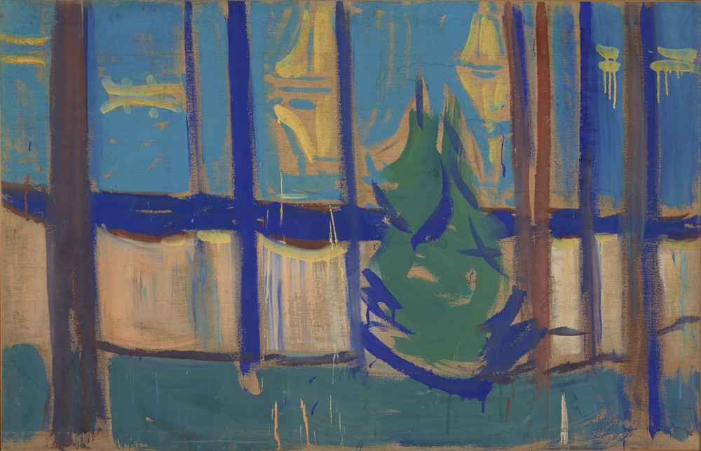 Beach Landscape with Trees and Boats (1905–06)