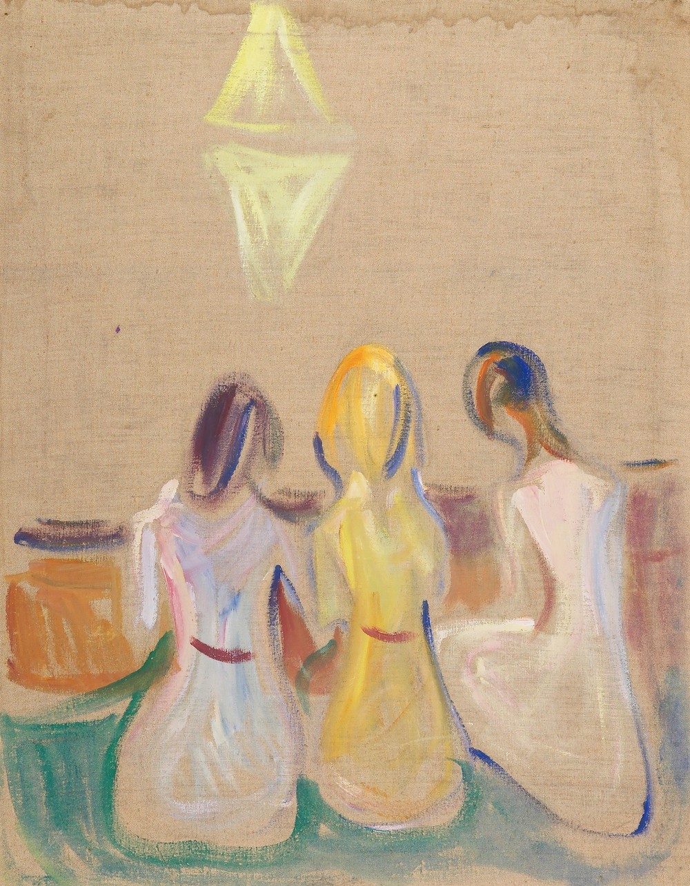 Three Seated Young Women (1906–07)