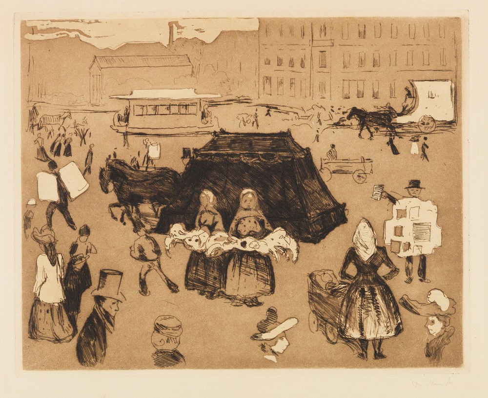 Der Leichenwagen. Potsdamer Platz