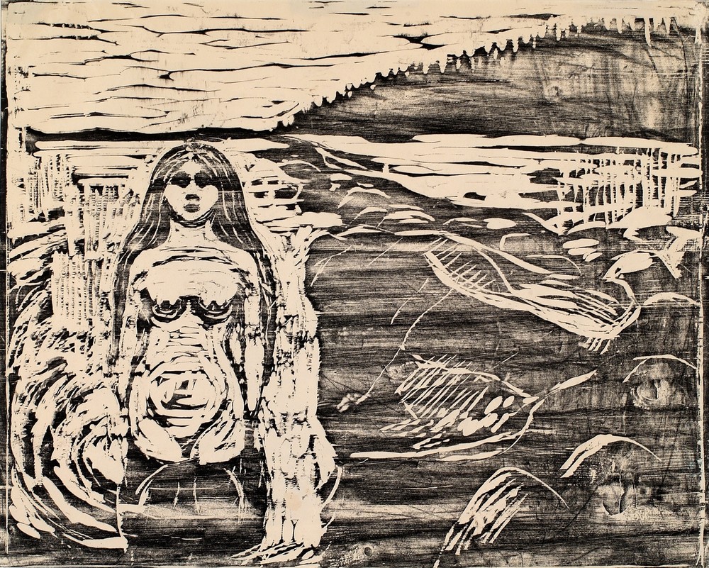 Girl Bathing