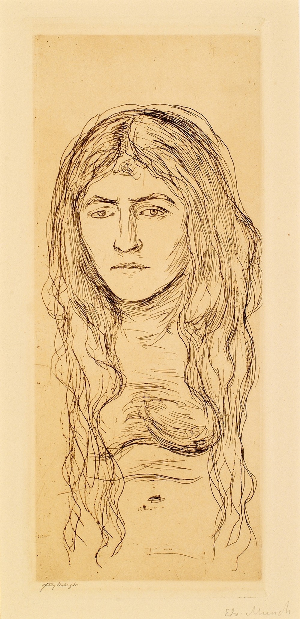 Naked Girl (Woman with Long Hair)