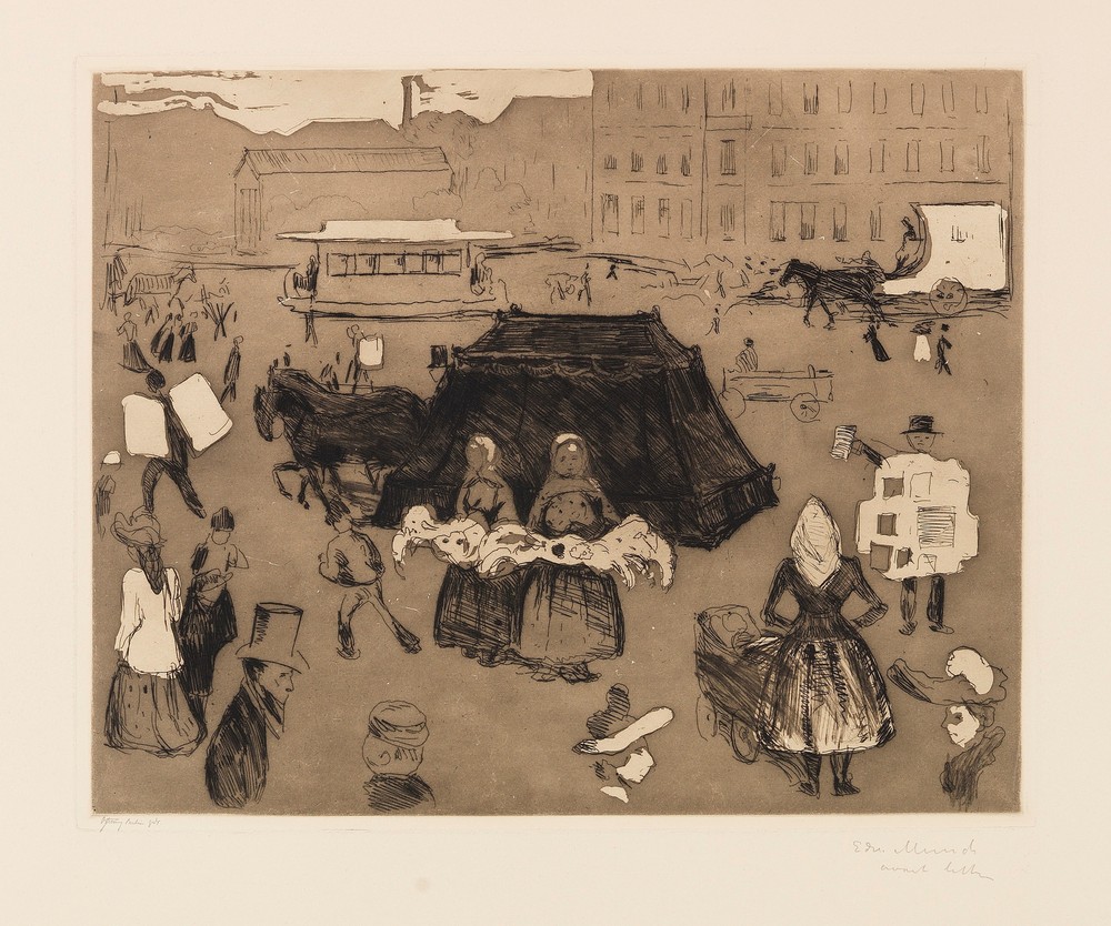 Der Leichenwagen. Potsdamer Platz