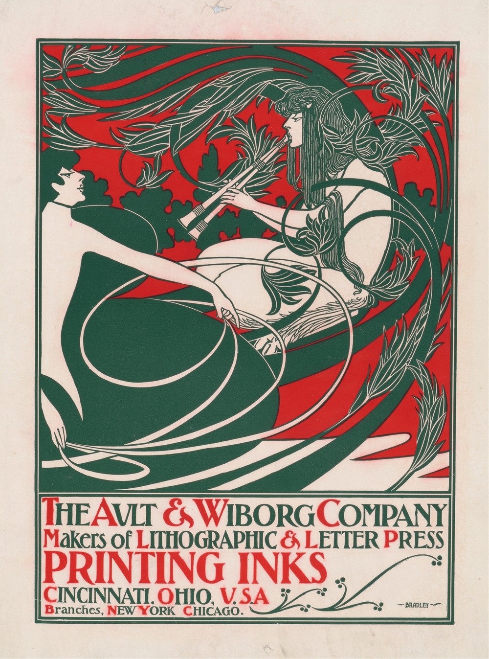 Ault & Wiborg Company, makers of lithographic & letter press printing inks (1890s)