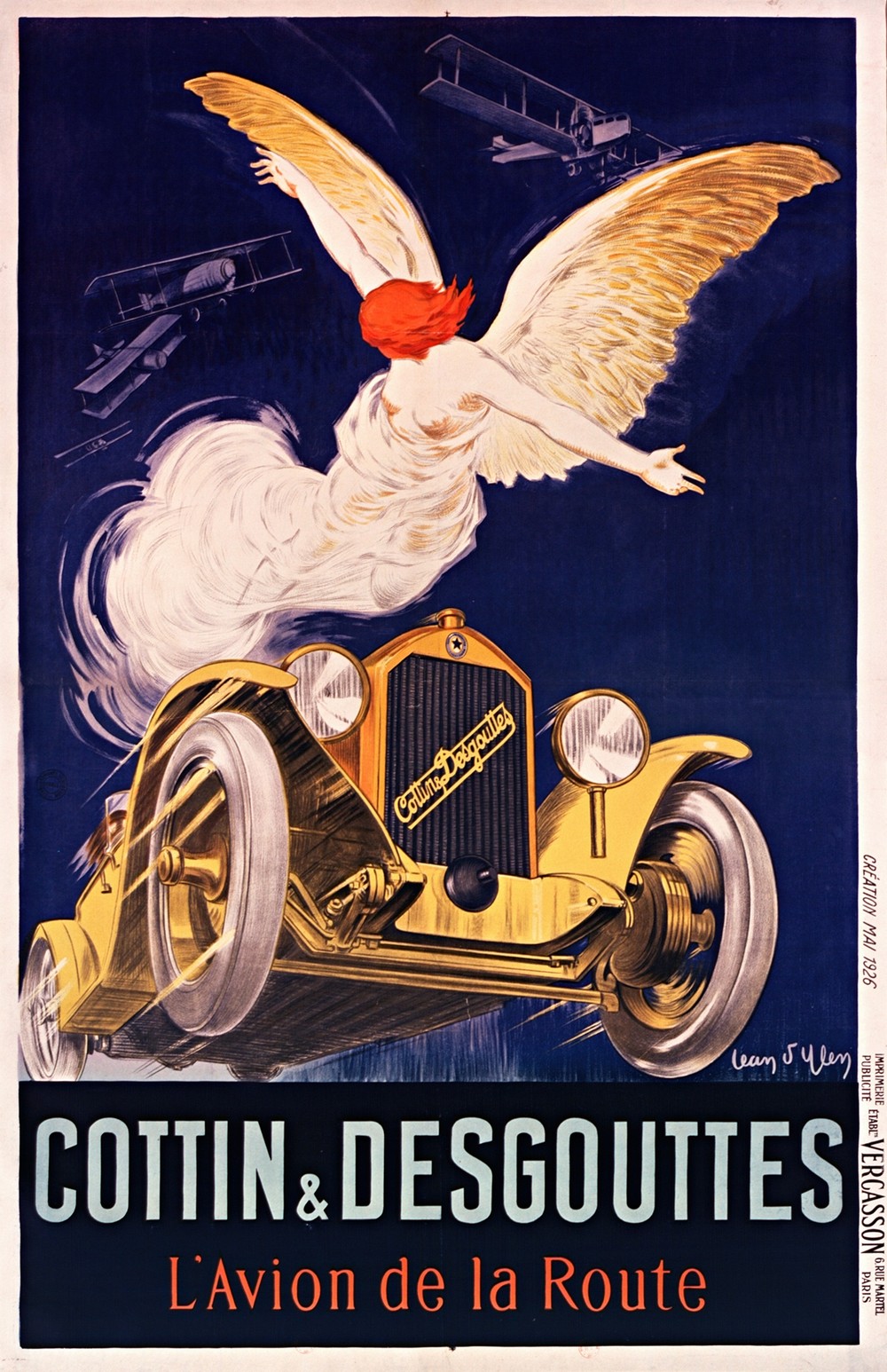 Cottin et Desgouttes, l’avion de la route