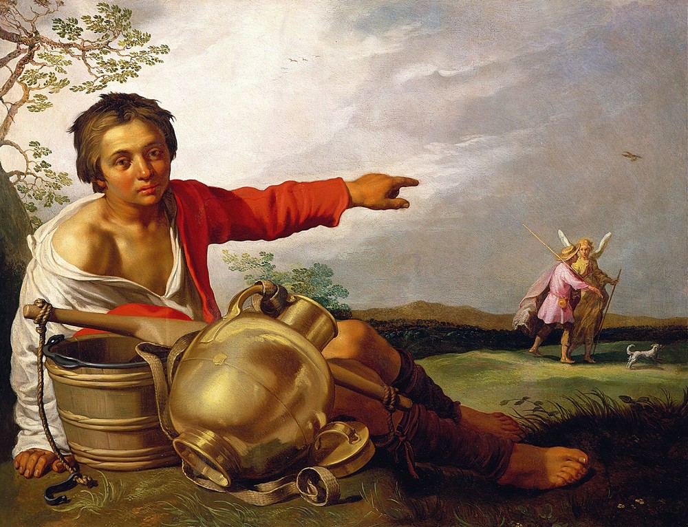 Shepherd Boy Pointing at Tobias and the Angel (c. 1625–30)