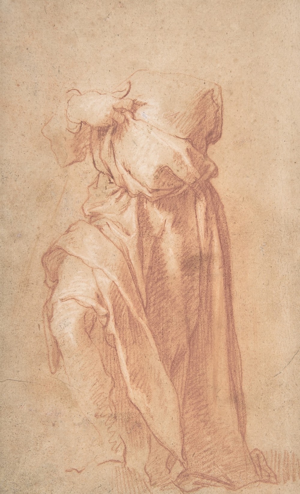Study of a Headless Draped Figure with Arms Crossed (16th century)