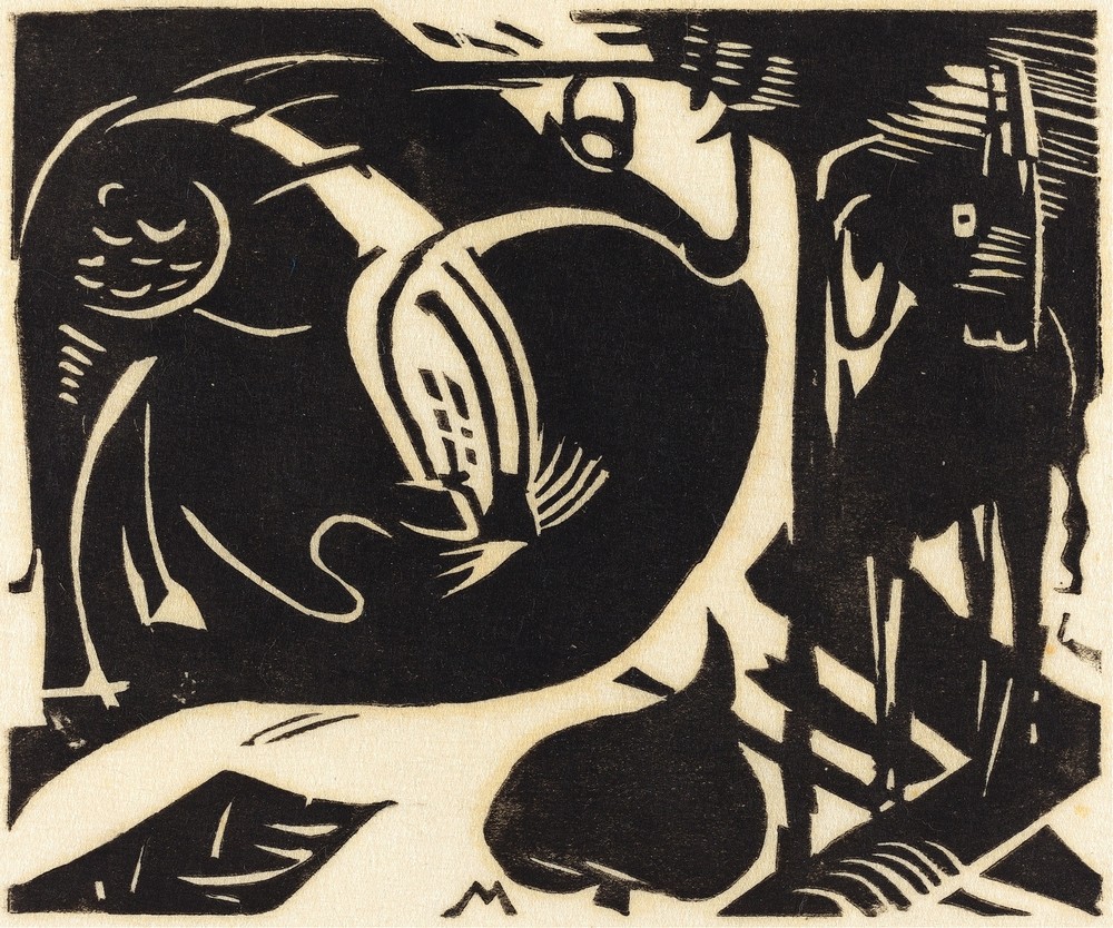 Two Mythical Animals (Zwei Fabeltiere)