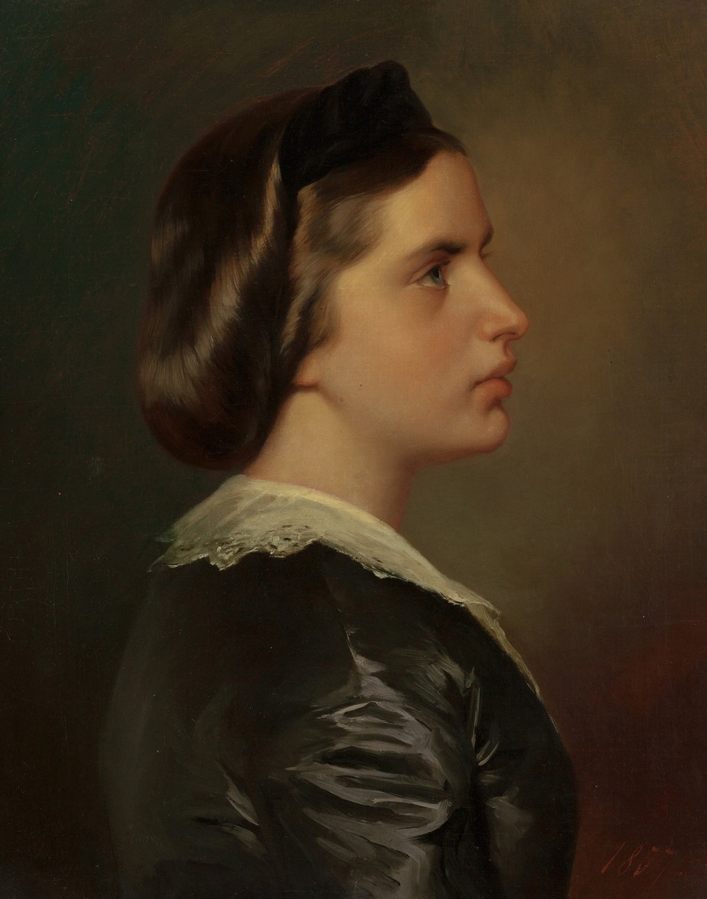 Portrait of a Young Woman in Profile (circa 1867)
