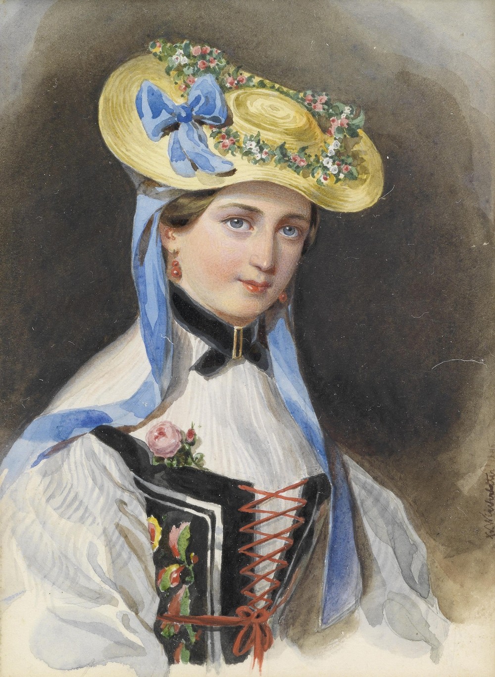 Prinzessin Liechtenstein im Kostüm