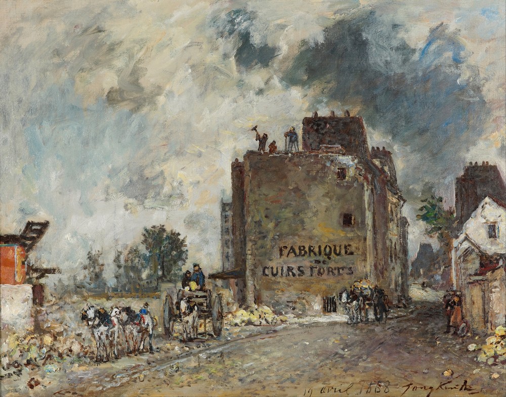 Demolition work in Rue des Franc-Bourgeois St. Marcel