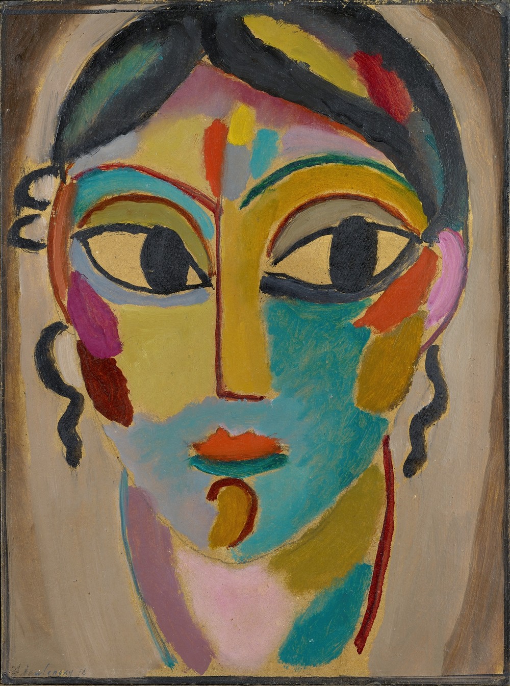 Mystical Head, Head Of A Girl (Frontal)