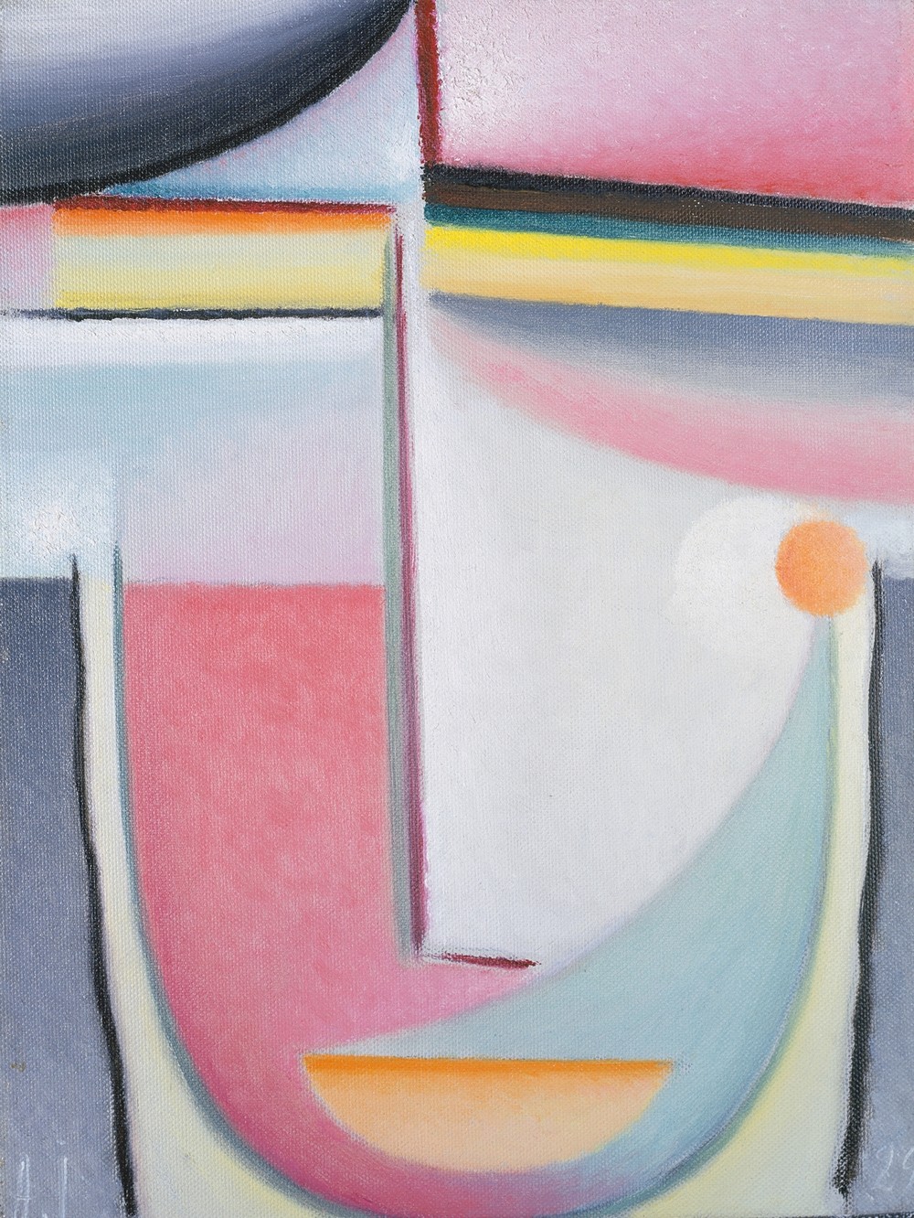 Abstract Head, Symphony in Pink