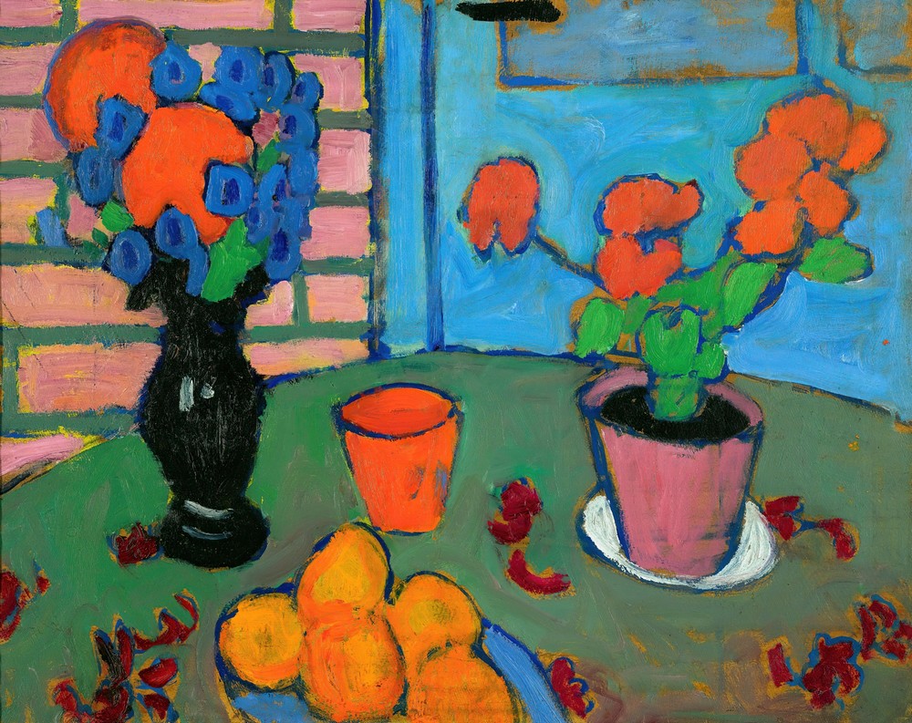 Still-Life With Flowers And Oranges (circa 1909)