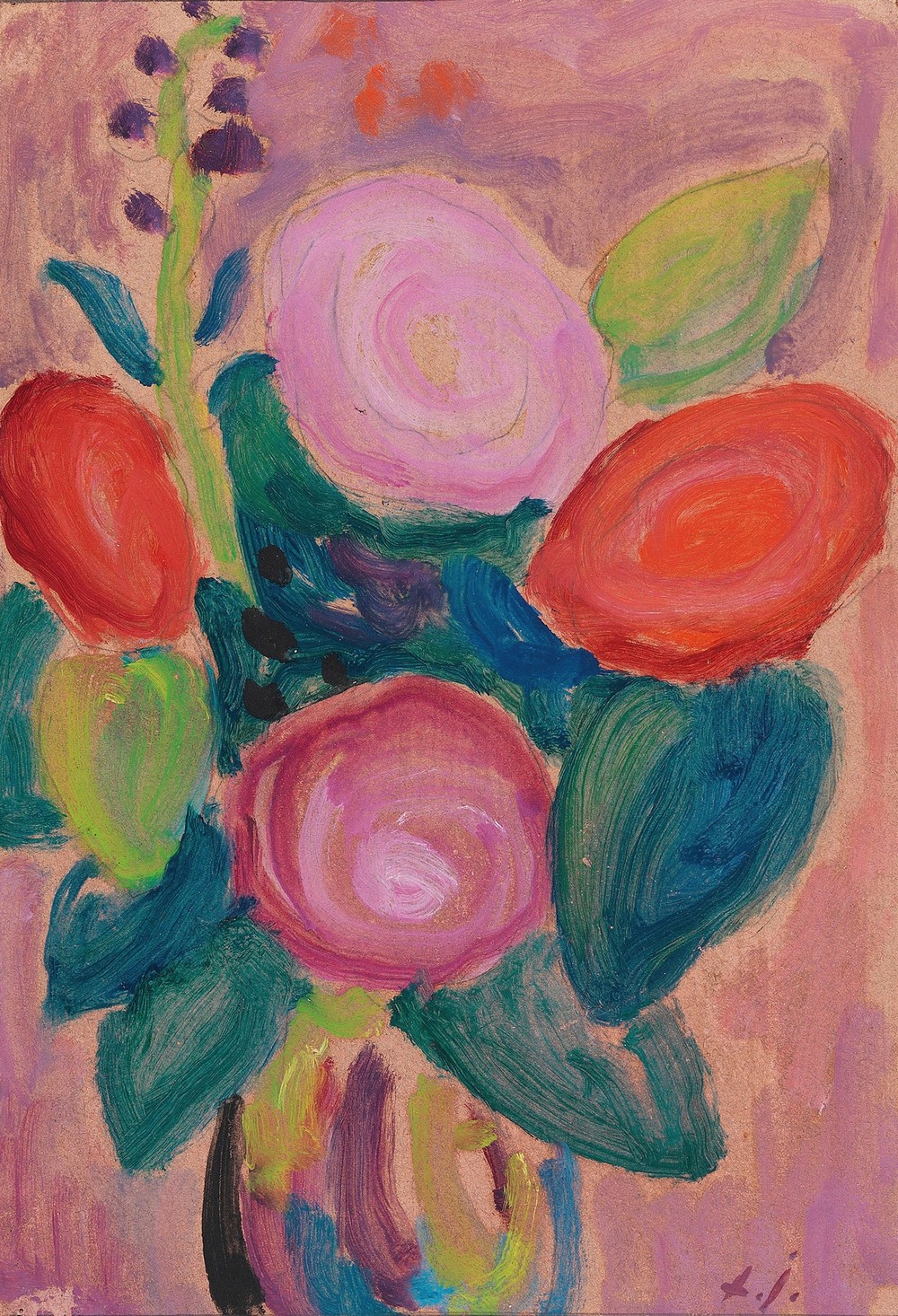 Blumenstrauss in Vase