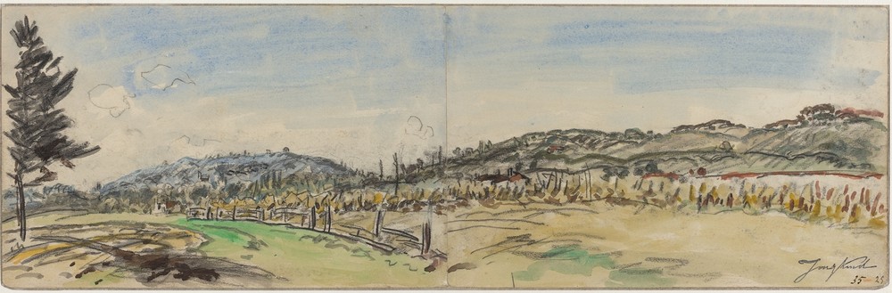 Countryside near Brezins, between Grenoble and Vienne (1880s)