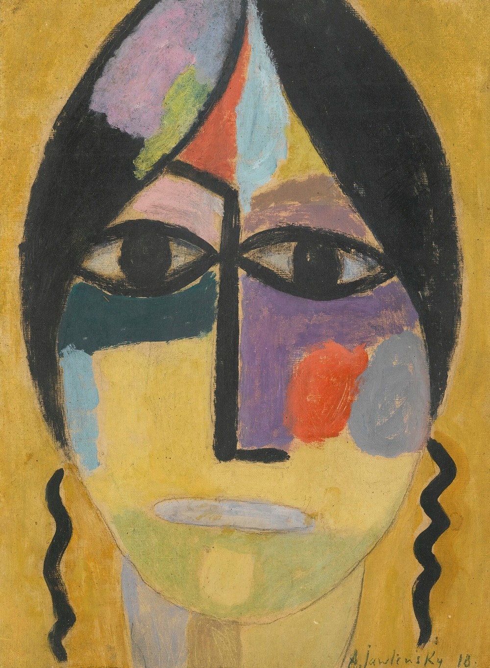 Mystischer Kopf; Rabenflügel Iv (Mystical Head; Raven’s Wing Iv)