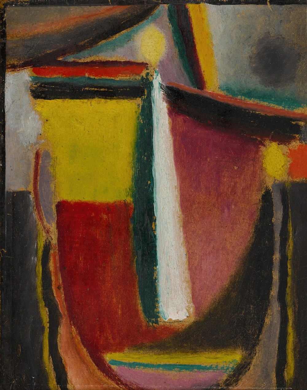 Abstrakter Kopf (Abstract Head) (circa 1922)