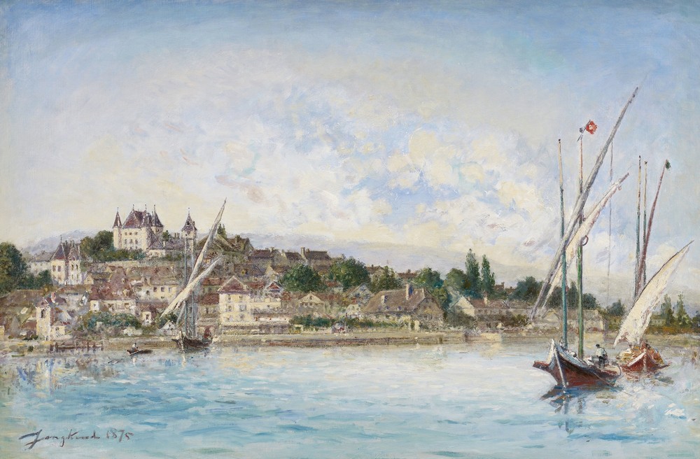 View of Lake Léman at Nyon