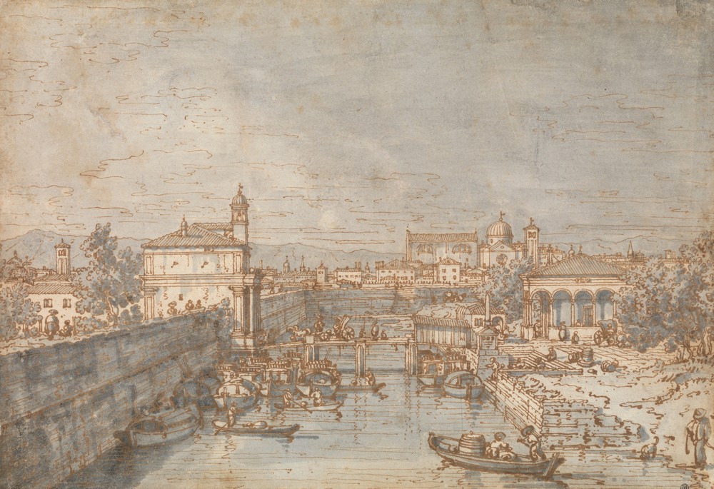 Padua; The River Bacchiglione and the Porta Portello (ca. 1750–60)
