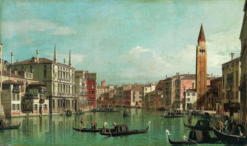 The Grand Canal, Venice, Looking Southeast, with the Campo della Carità to the Right (1730s)