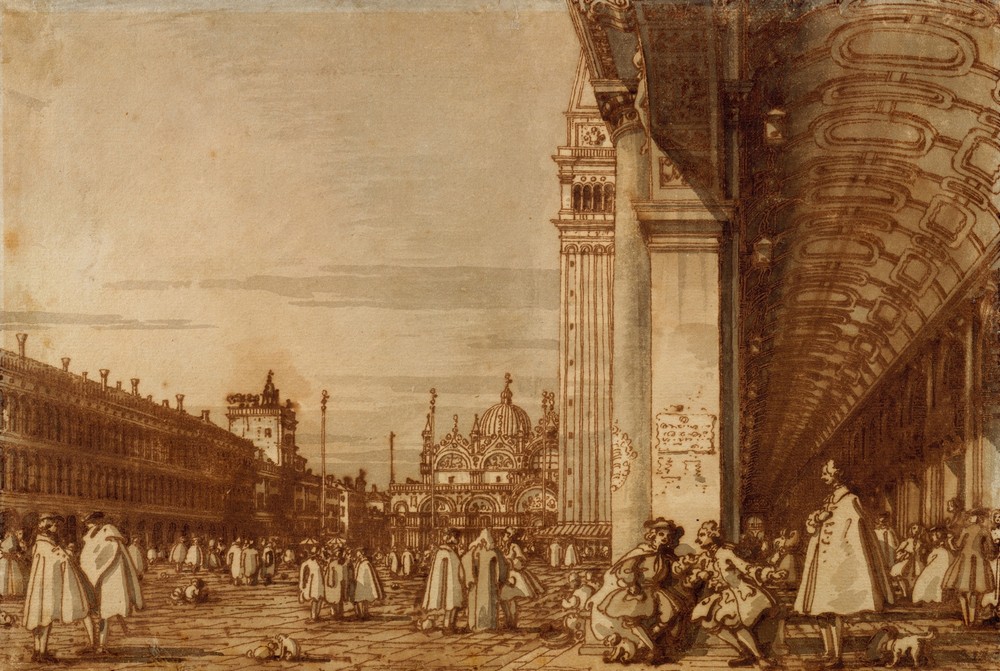 Piazza San Marco from the Southwest Corner, with the Procuratie Nuove on the Right (ca. 1724–80)