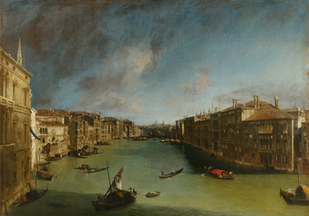 Grand Canal from Palazzo Balbi towards the Rialto (between 1720 and 1723)