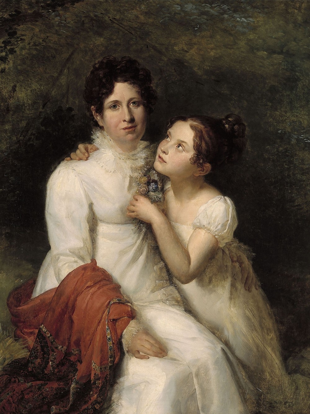 Portrait de Madame Bauquin Du Boulay et de sa nièce Mademoiselle Bauquin de La Souche (1810 — 1815)