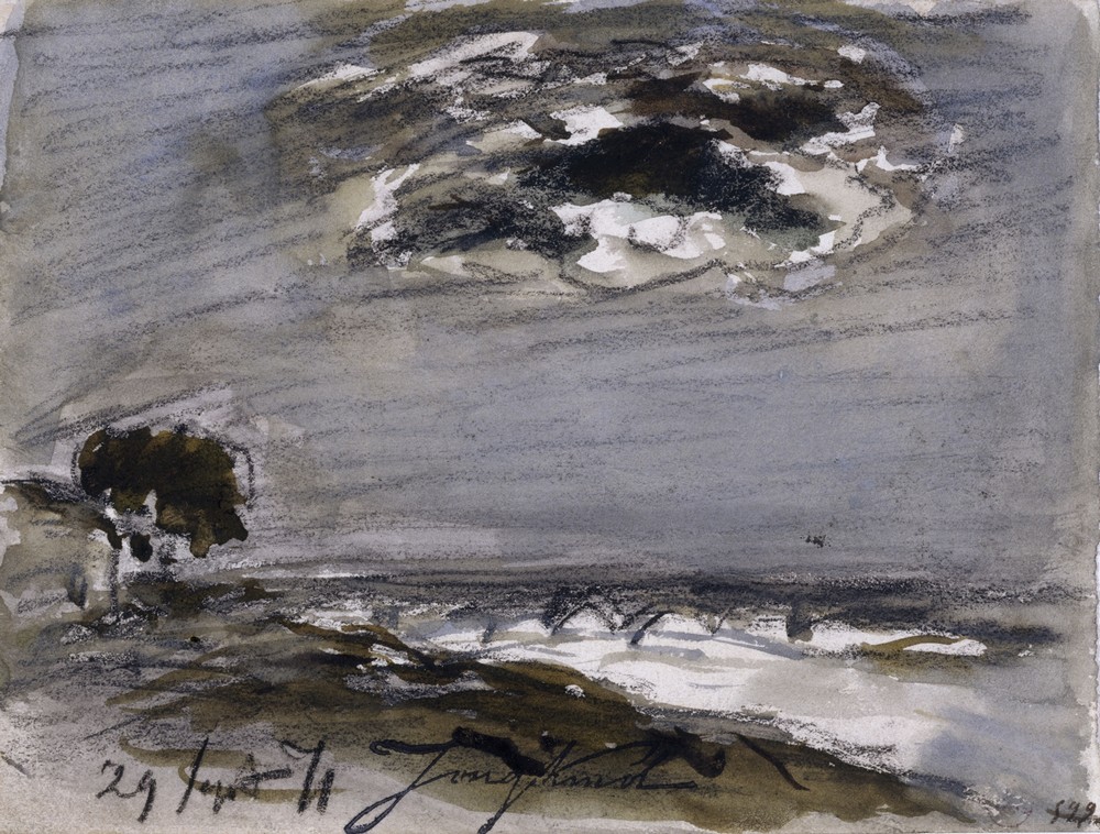 Marine par gros temps
