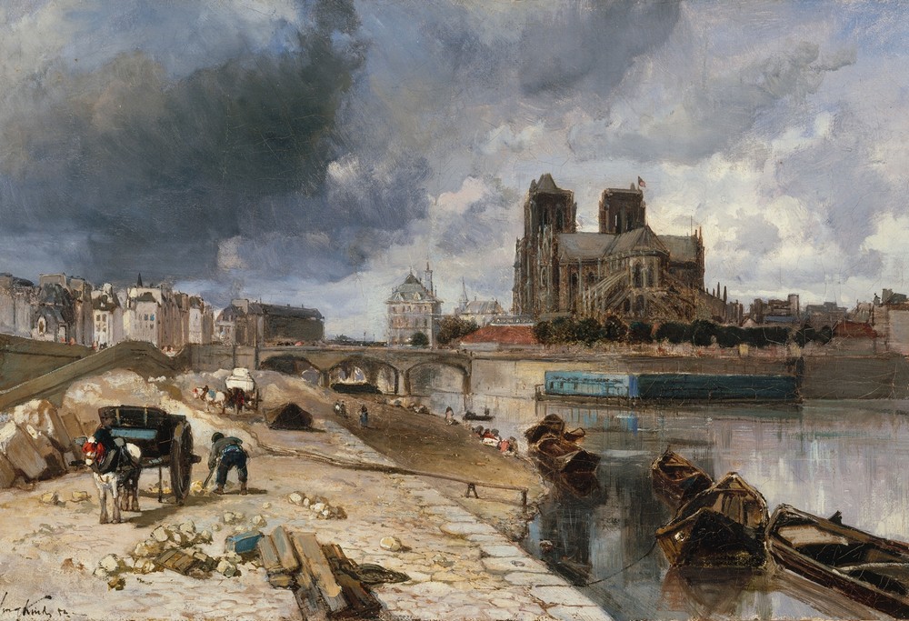 Notre-Dame vue du quai de la Tournelle