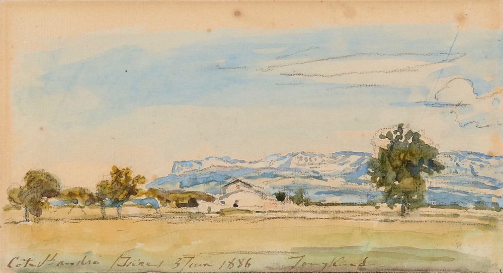 Paysage à la Côte Saint-André
