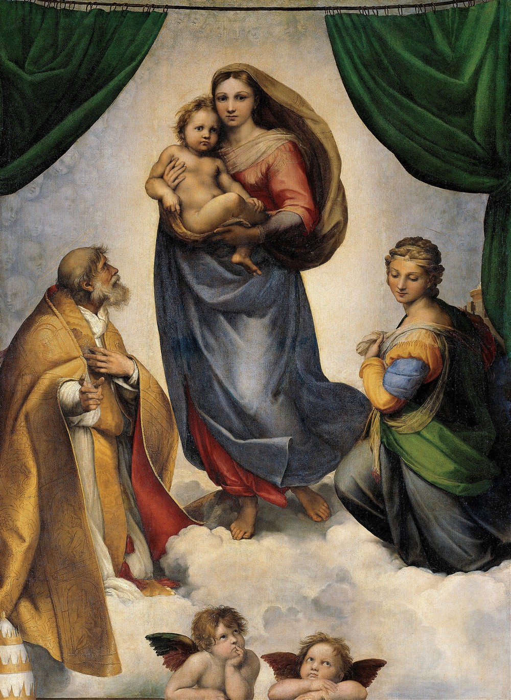 The Sistine Madonna (between 1512 and 1513)