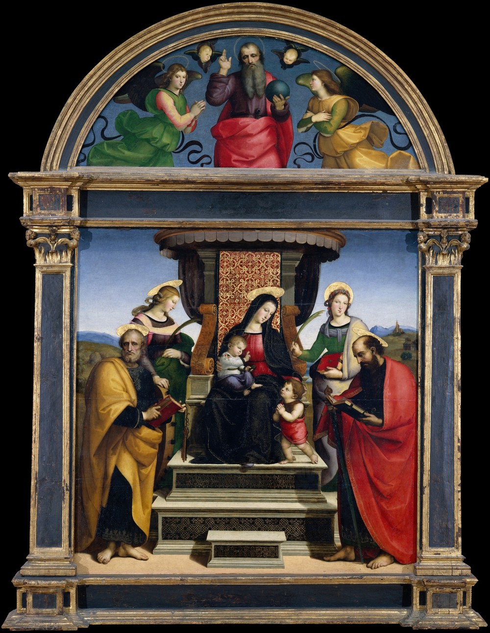 Madonna and Child Enthroned with Saints (ca. 1504)