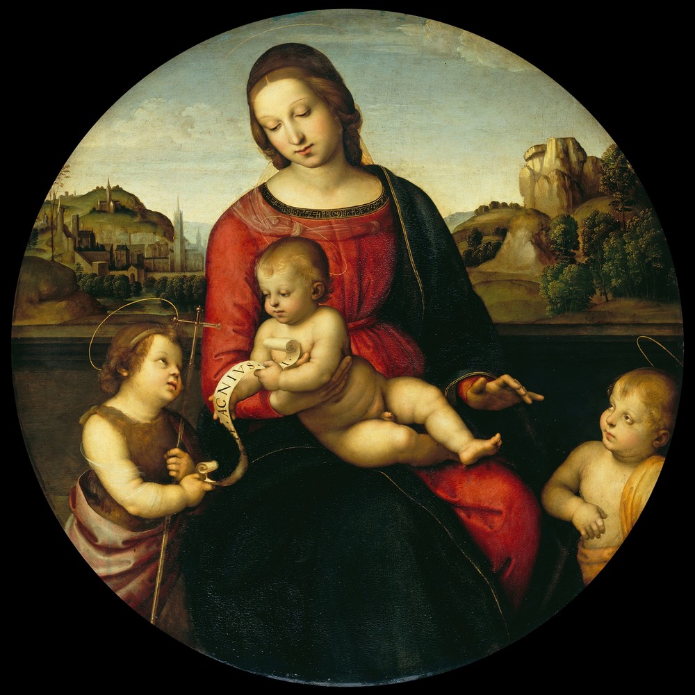 Mary with the Child, John the Baptist and a Holy Boy (Madonna Terrranuova)