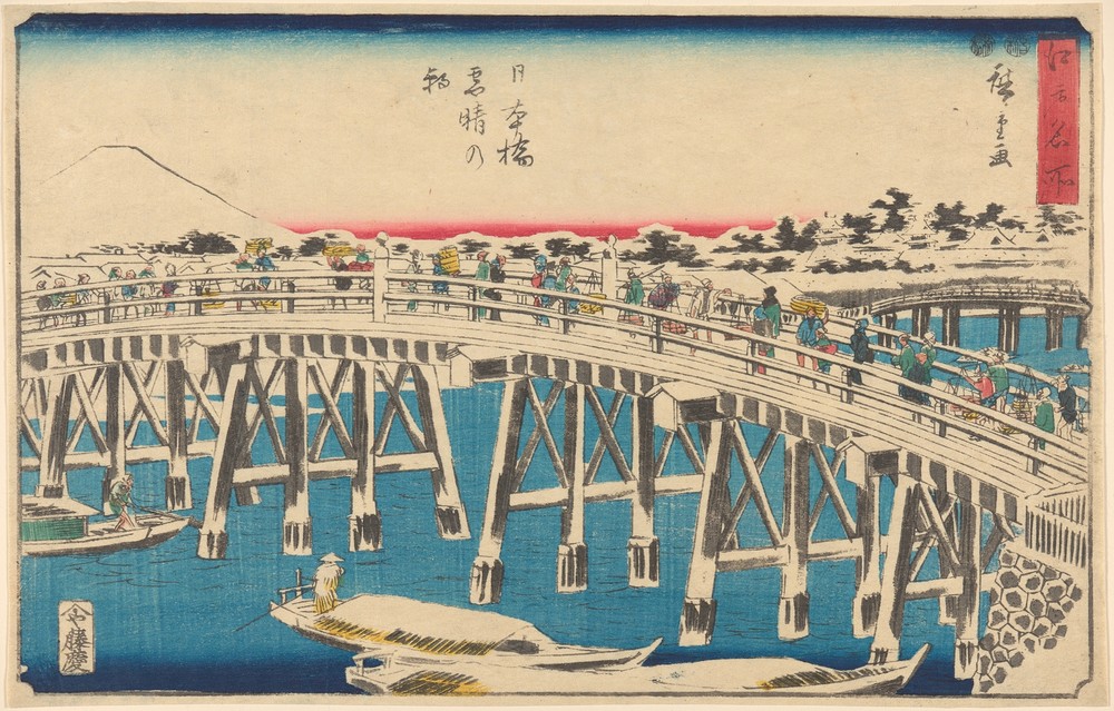 Nihonbashi in Snow (19th century)