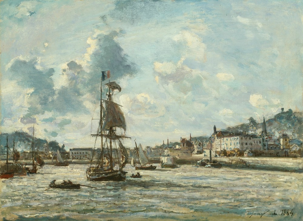 Entrance to the Port of Honfleur (1863-64)