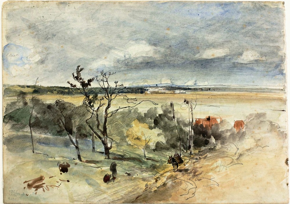 Landscape with Man on a Donkey (c. 1849)