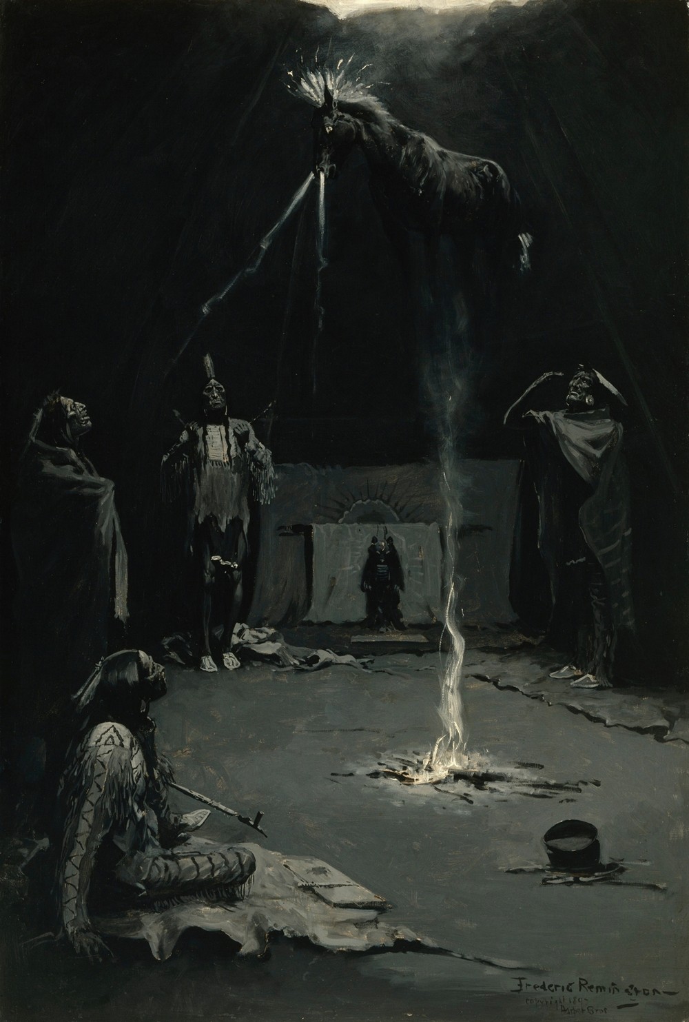 Indian Fire God (The Going of the Medicine-Horse) (from 1895 until 1899)