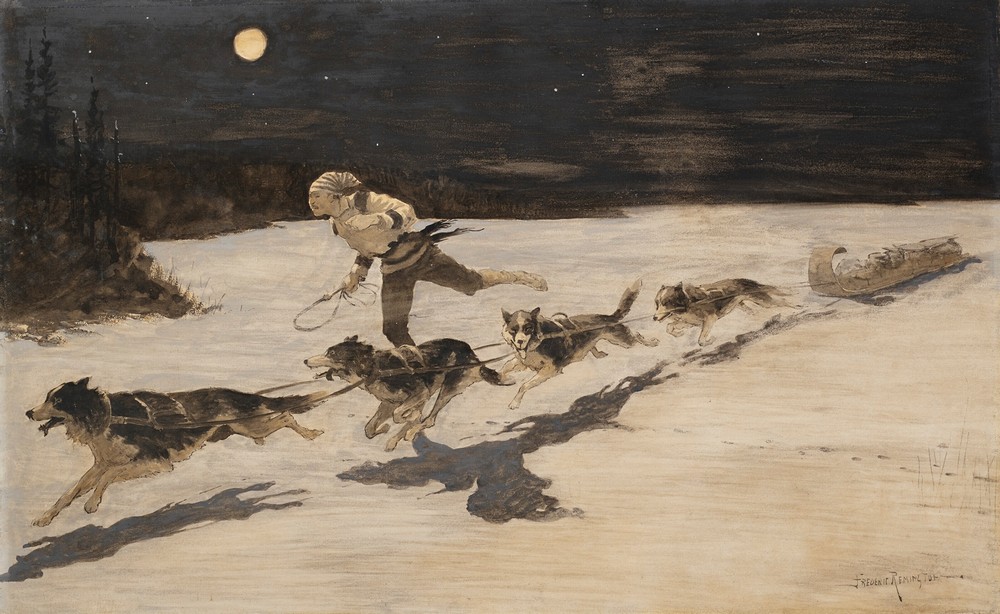 ‘Huskie’ Dogs on the Frozen Highway (Talking Musquash)