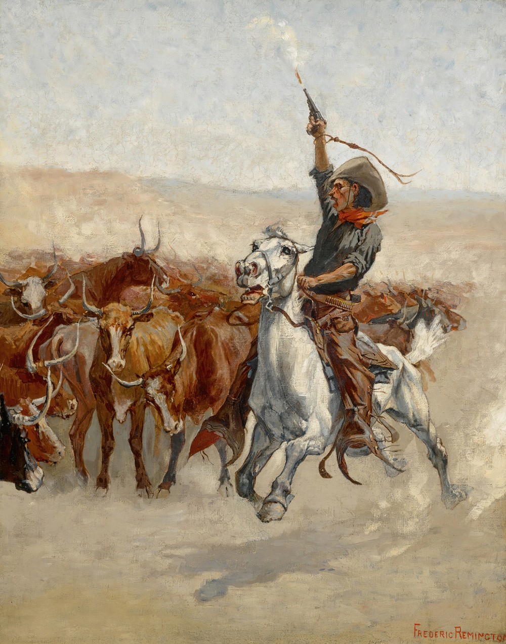 The Round-Up ( circa 1888)