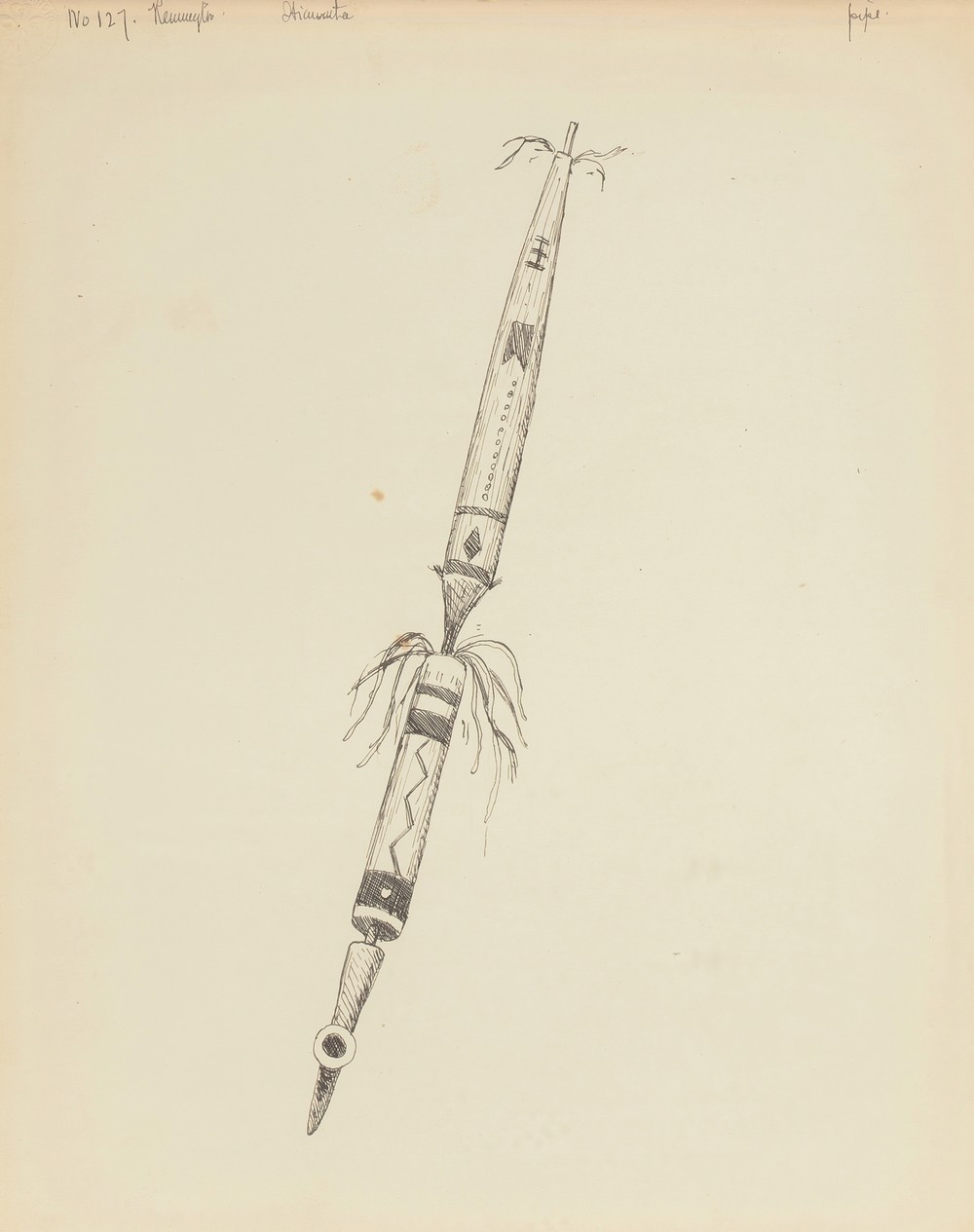 Pipe, illustration from The Song of Hiawatha