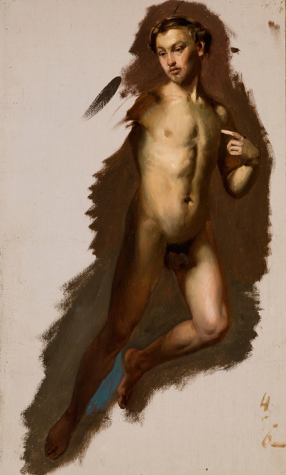 Study of the Amor Figure to the Painting ‘Wedding Procession of Amor and Psyche’