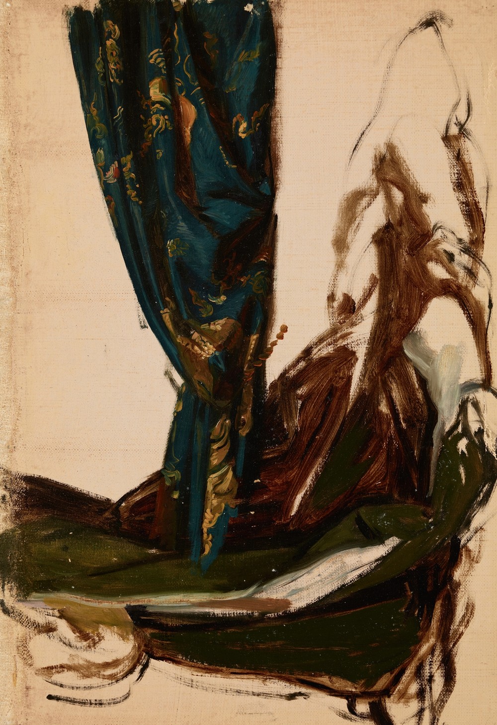 Quinn’s Attire and a Drapery. Studies to the Painting ‘The Oath of Queen Jadwiga’