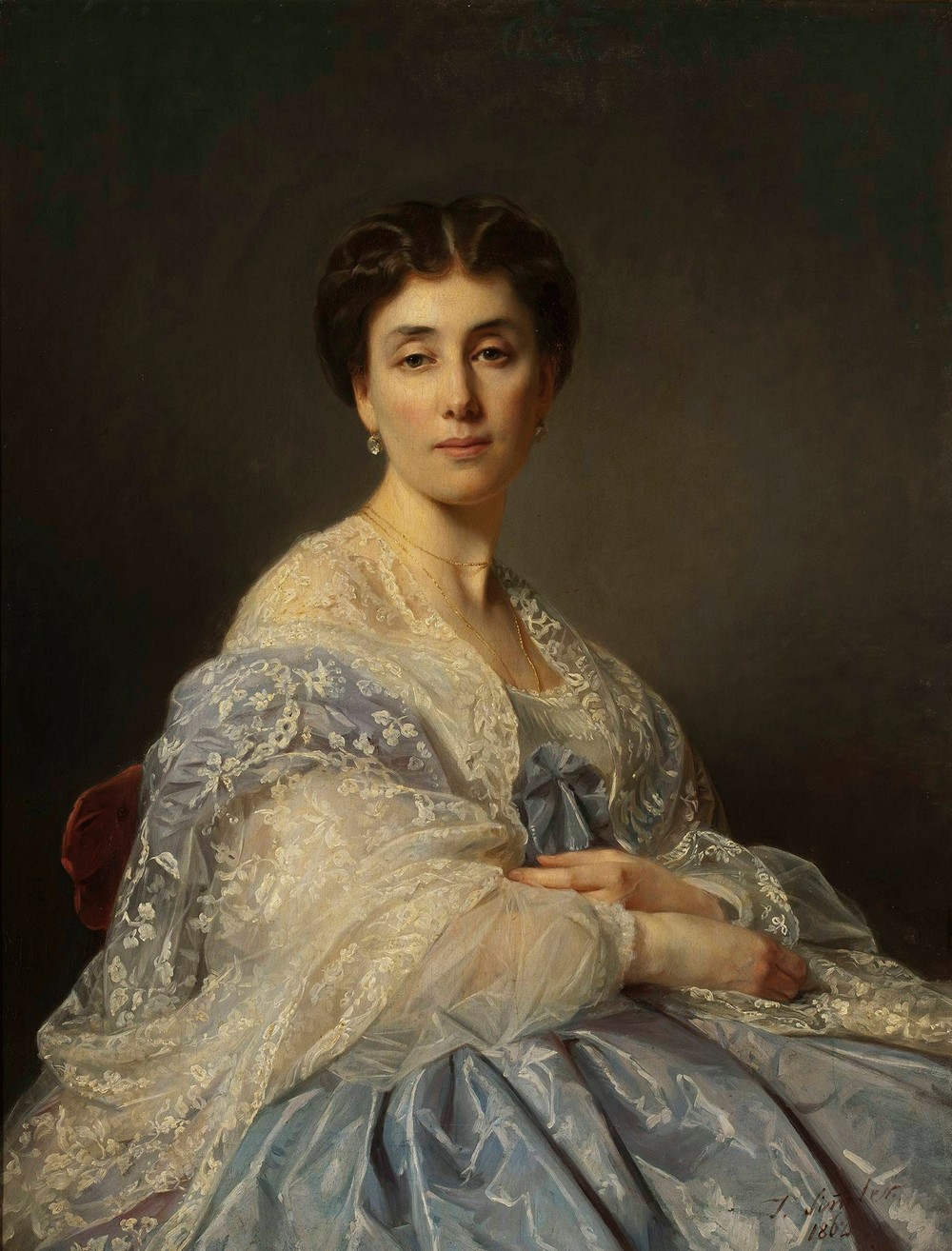 Portrait of Aleksandra Zatler, general’s wife
