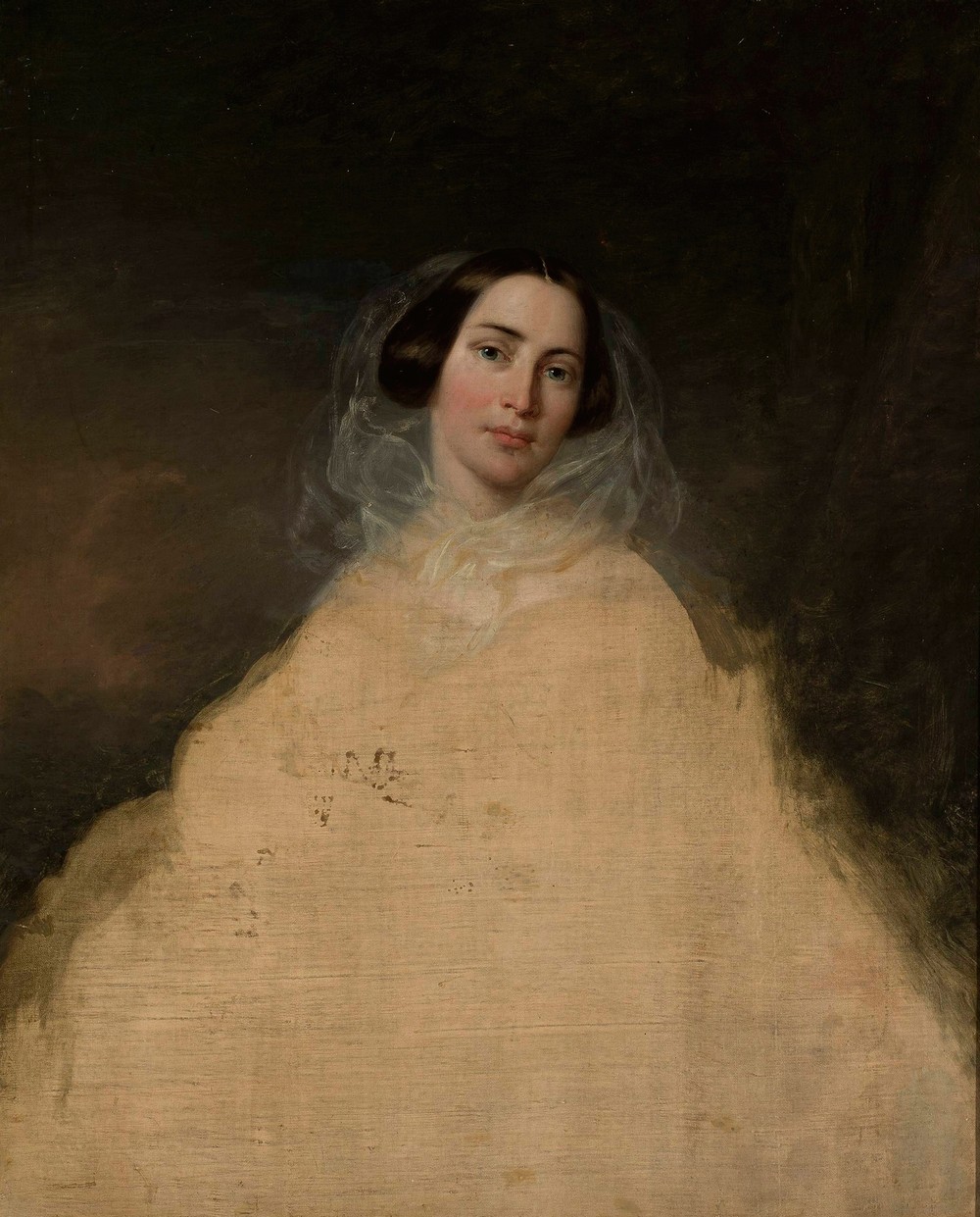 Portrait sketch of a lady (circa 1855)