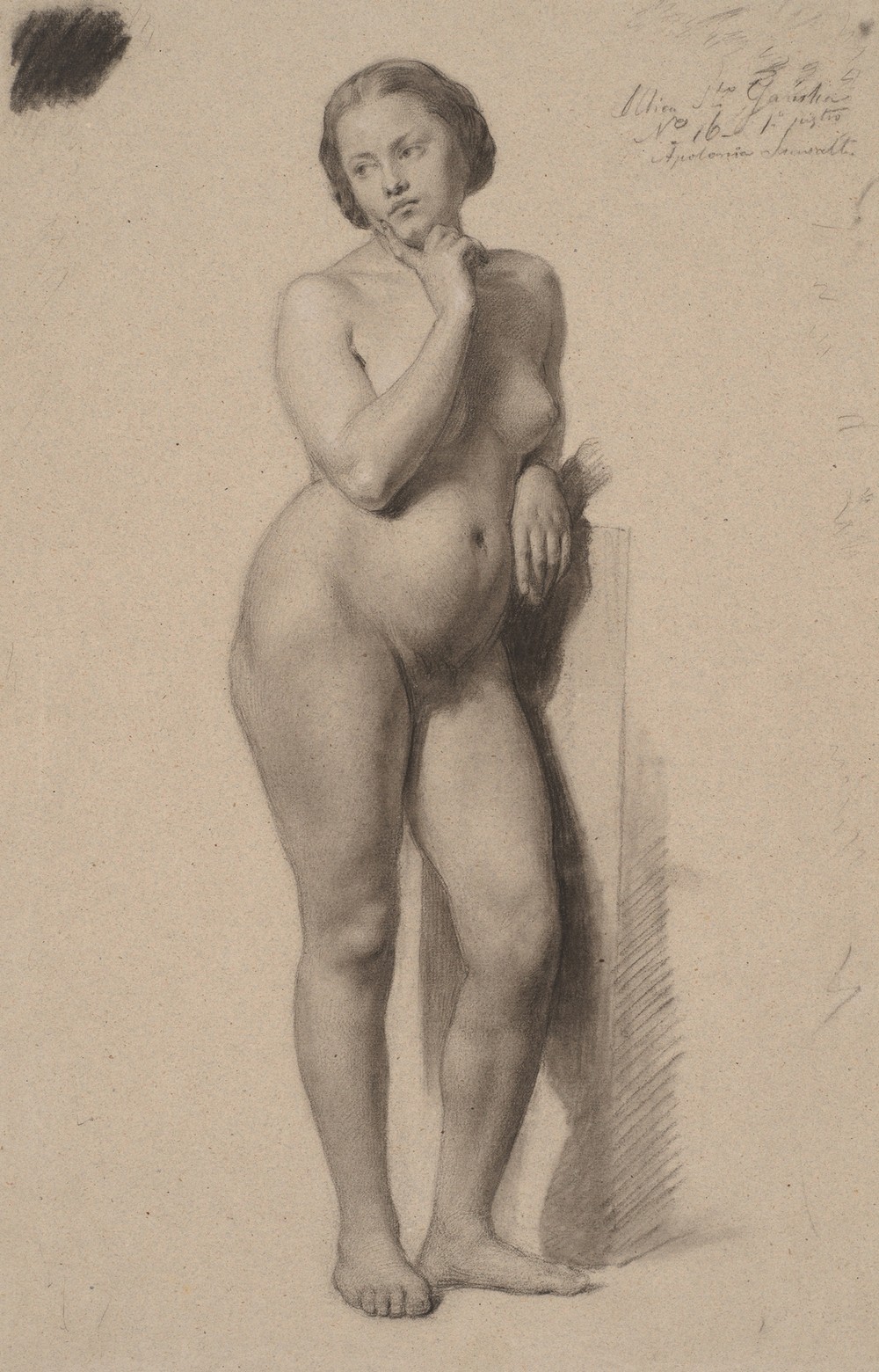 Female nude study